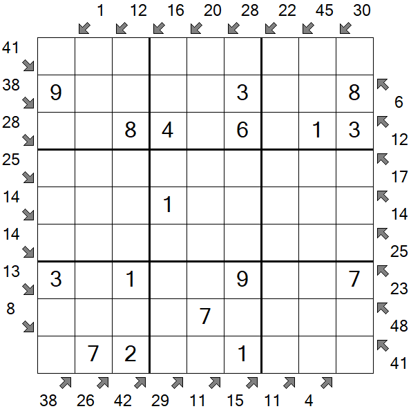 Little Killer Sudoku - Simple