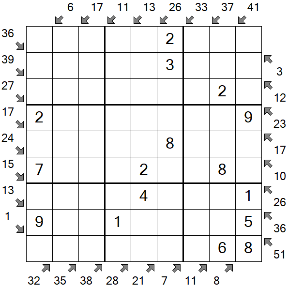 Little Killer Sudoku - Simple