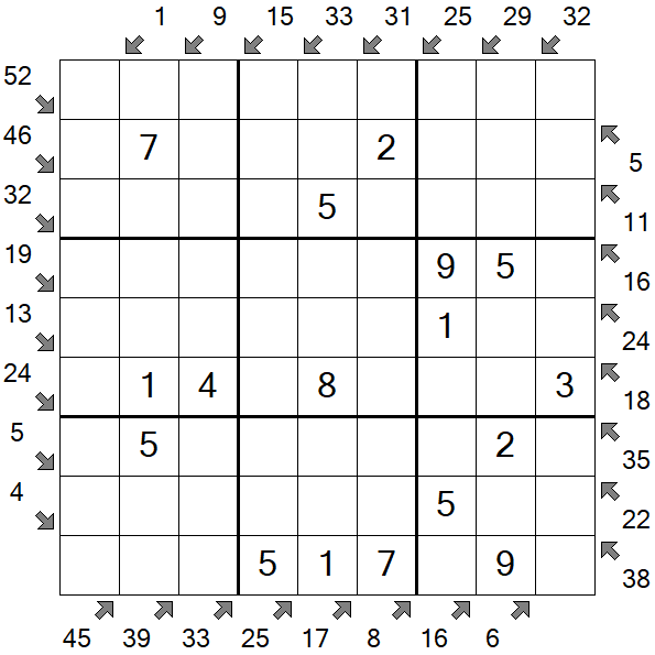 Little Killer Sudoku - Simple