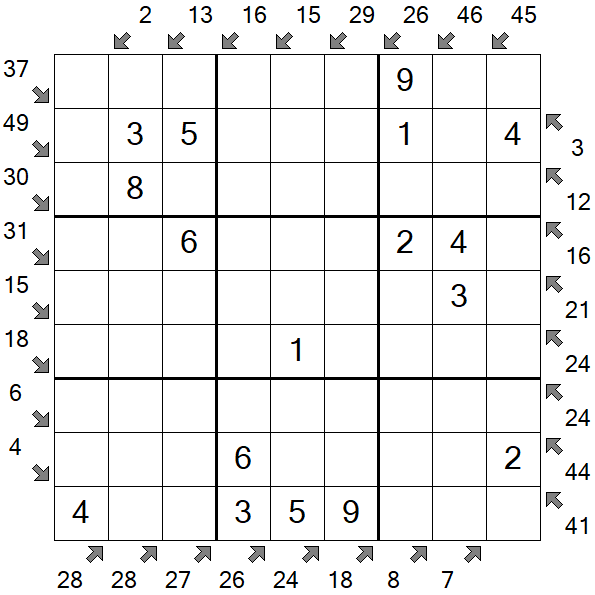 Little Killer Sudoku - Simple