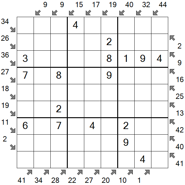 Little Killer Sudoku - Simple