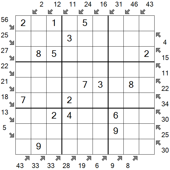 Little Killer Sudoku - Simple