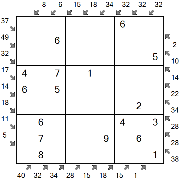 Little Killer Sudoku - Simple