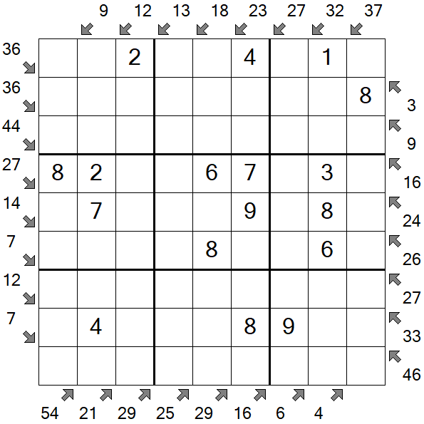 Little Killer Sudoku - Simple