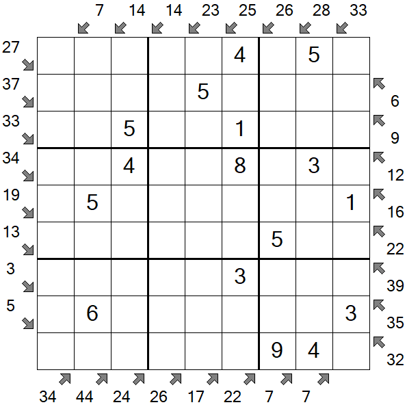Little Killer Sudoku - Simple