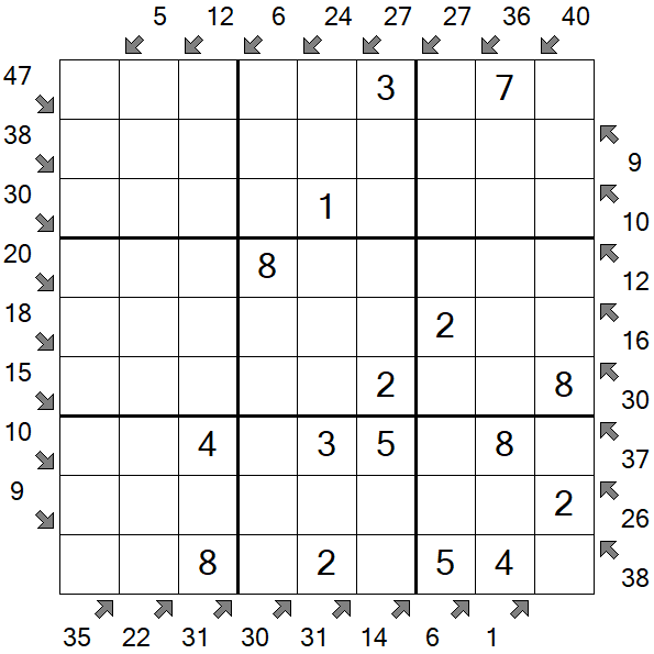 Little Killer Sudoku - Simple