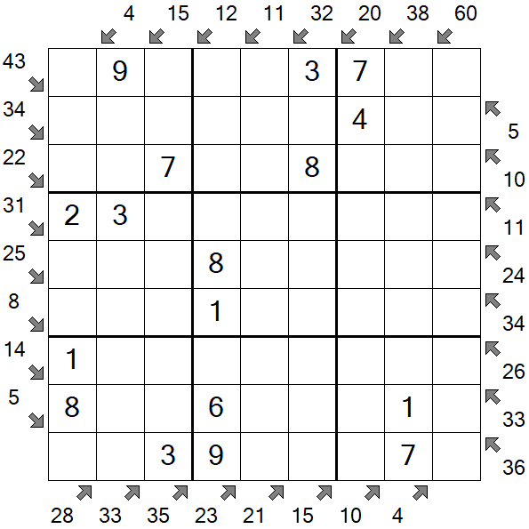 Little Killer Sudoku - Simple