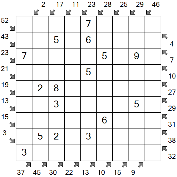 Little Killer Sudoku - Simple