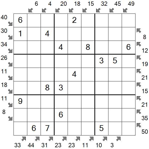 Little Killer Sudoku - Simple