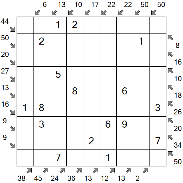 Little Killer Sudoku - Simple