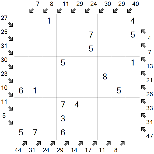 Little Killer Sudoku - Simple