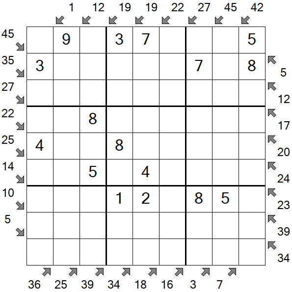 Little Killer Sudoku - Simple