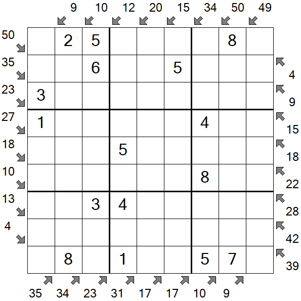 Little Killer Sudoku - Simple
