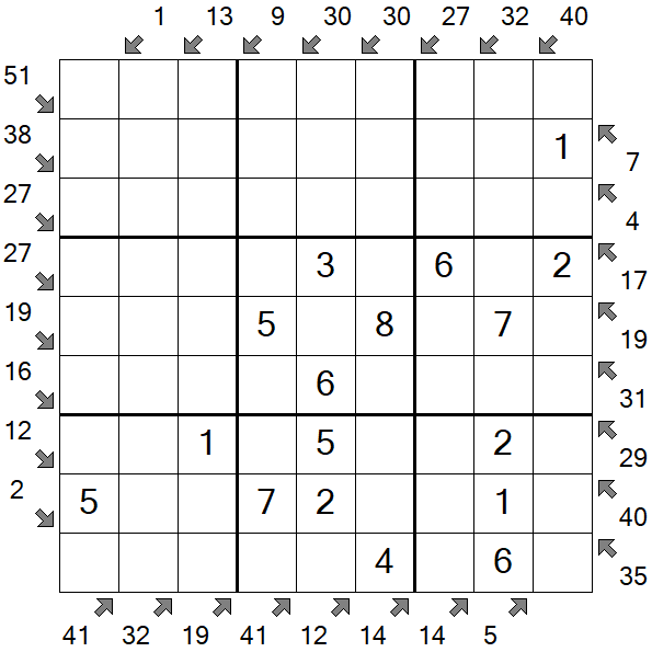 Little Killer Sudoku - Simple