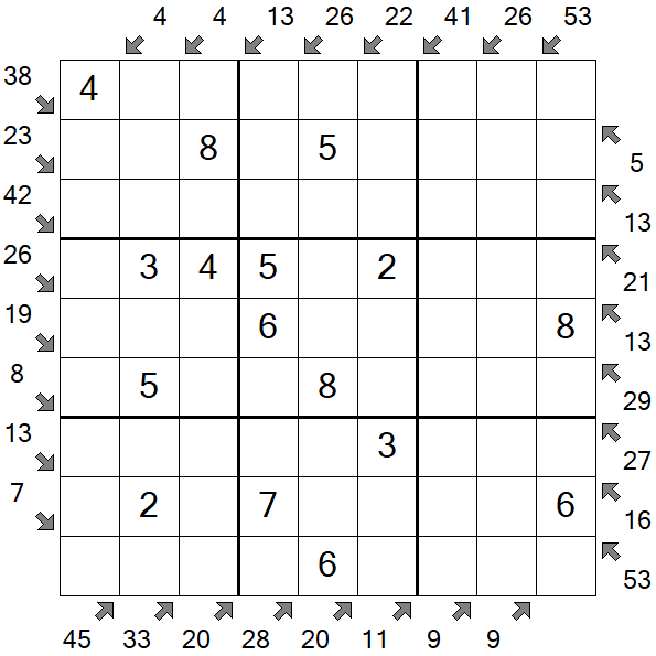 Little Killer Sudoku - Easy