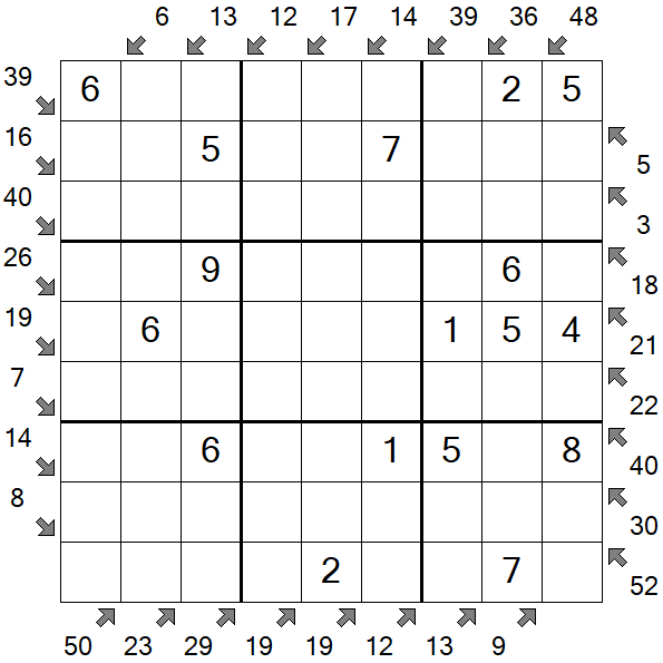 Little Killer Sudoku - Simple