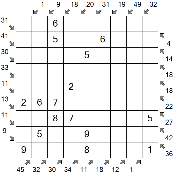 Little Killer Sudoku - Simple