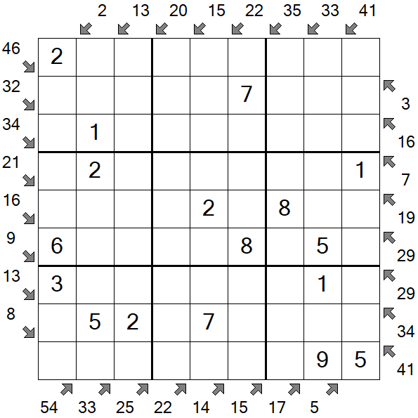 Little Killer Sudoku - Easy
