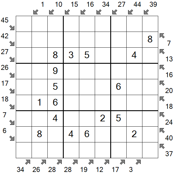 Little Killer Sudoku - Simple