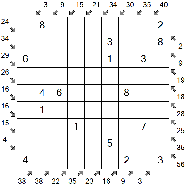 Little Killer Sudoku - Easy