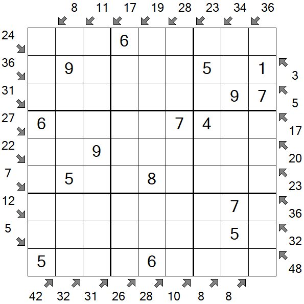 Little Killer Sudoku - Easy