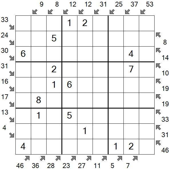 Little Killer Sudoku - Einfach