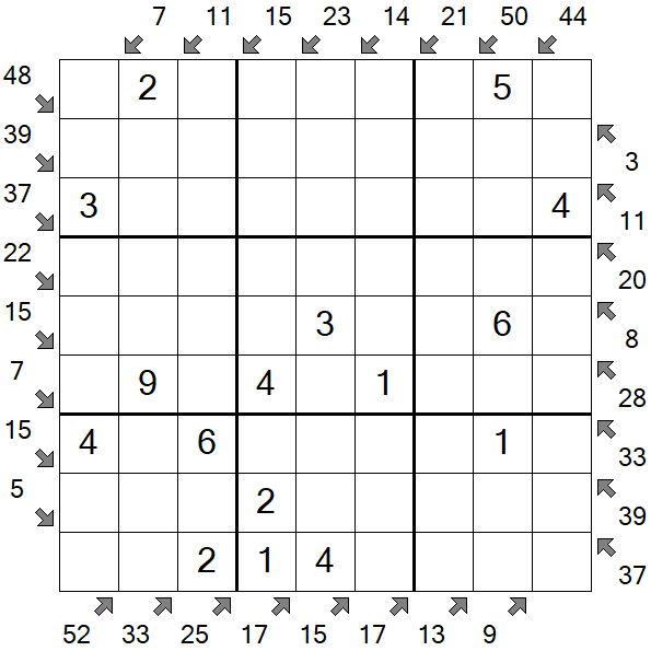 Little Killer Sudoku - Einfach