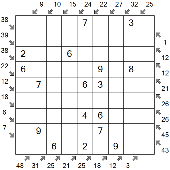 Little Killer Sudoku - Simple