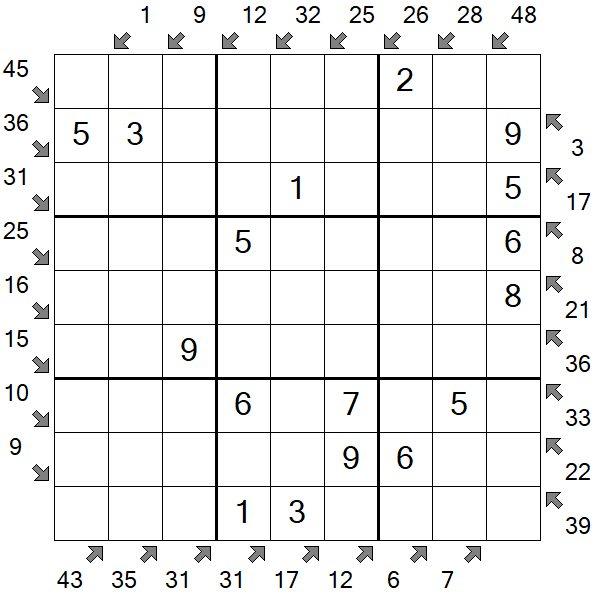 Little Killer Sudoku - Easy