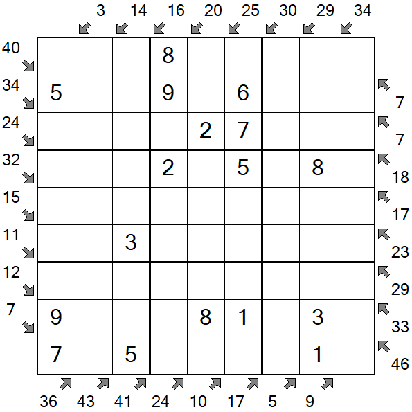 Little Killer Sudoku - Easy
