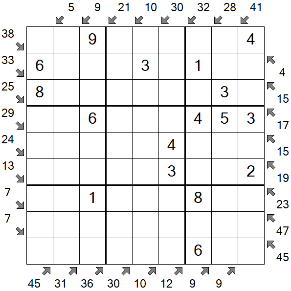 Little Killer Sudoku - Easy