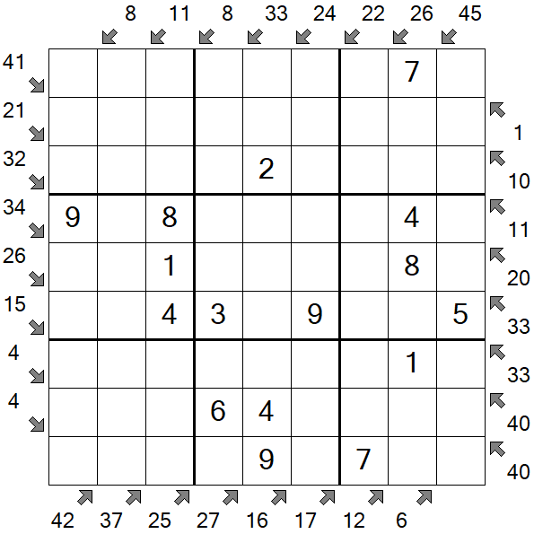 Little Killer Sudoku - Easy