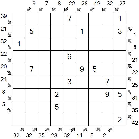 Little Killer Sudoku - Einfach