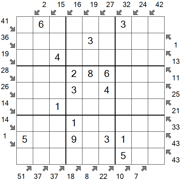 Little Killer Sudoku - Simple