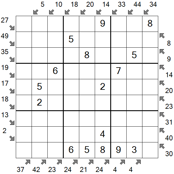 Little Killer Sudoku - Simple