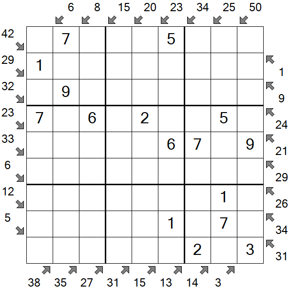 Little Killer Sudoku - Fácil