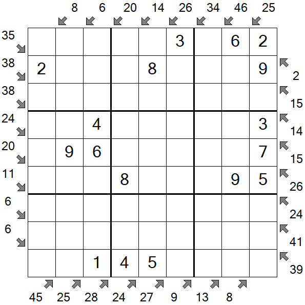 Little Killer Sudoku - Easy