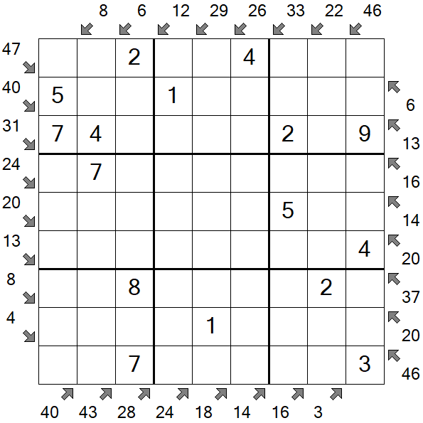 Little Killer Sudoku - Simple