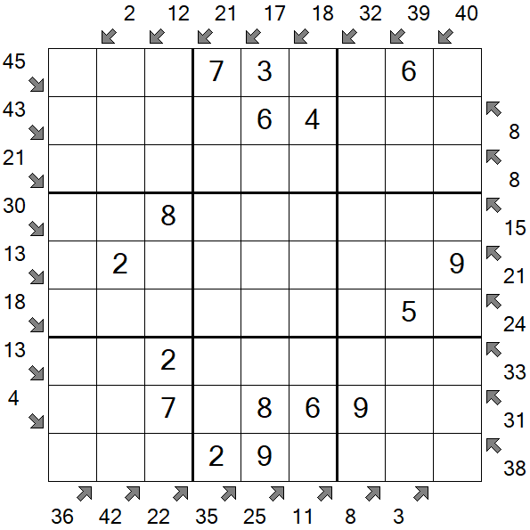Little Killer Sudoku - Easy