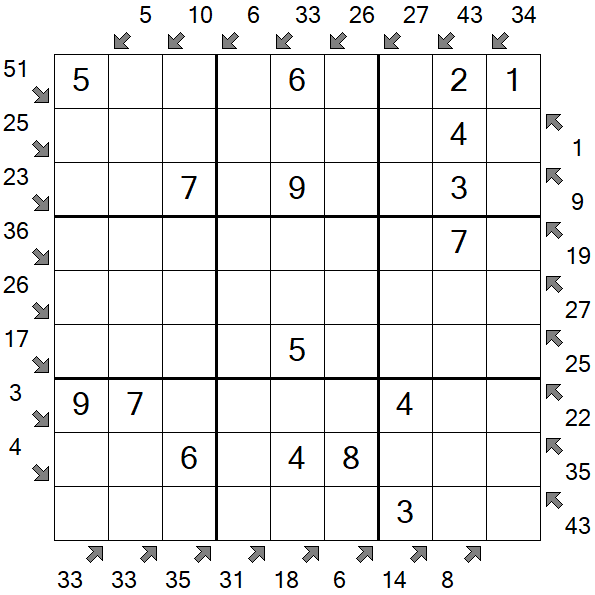 Little Killer Sudoku - Fácil