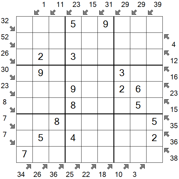 Little Killer Sudoku - Simple