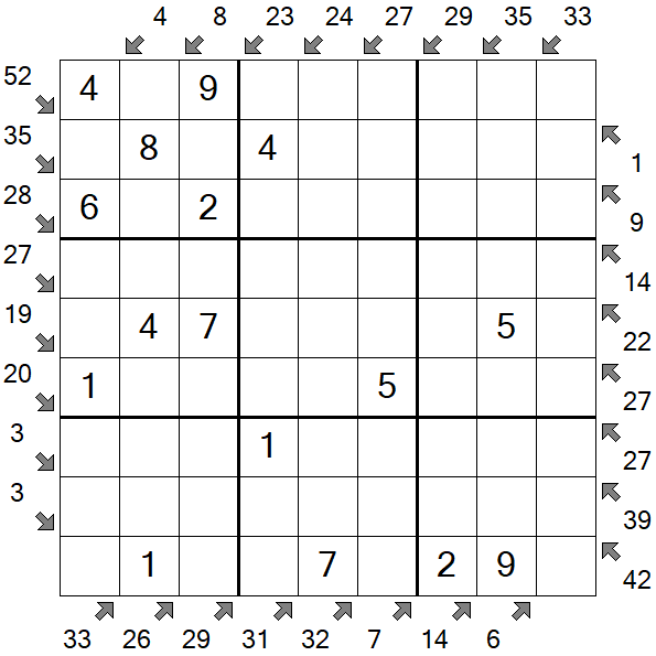 Little Killer Sudoku - Fácil
