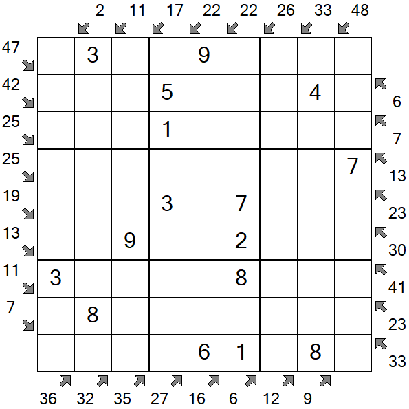 Little Killer Sudoku - Fácil