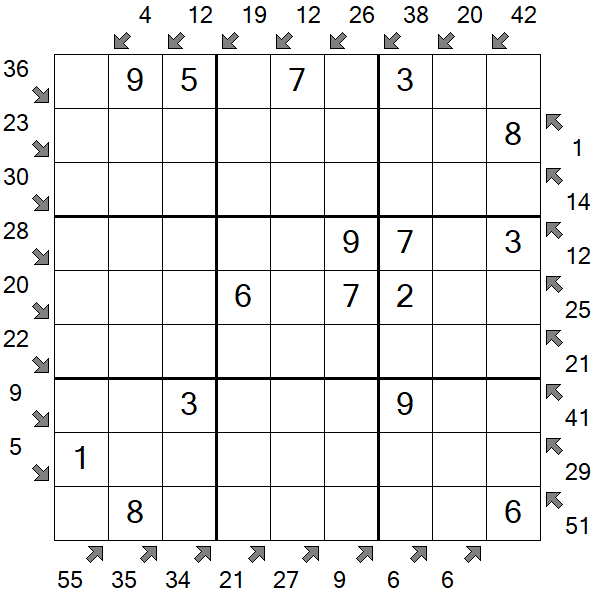 Little Killer Sudoku - Fácil