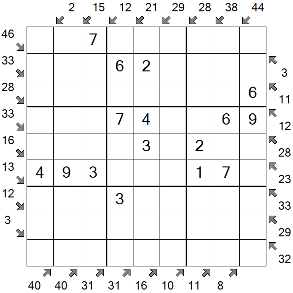 Little Killer Sudoku - Fácil