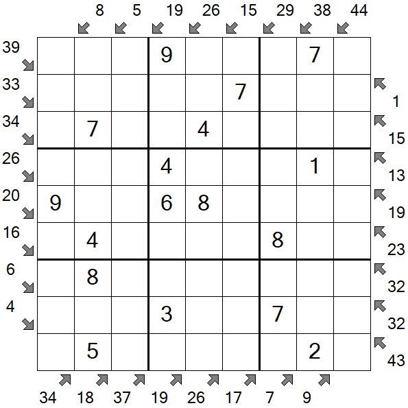 Little Killer Sudoku - Fácil