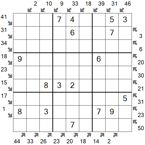 Little Killer Sudoku - Einfach