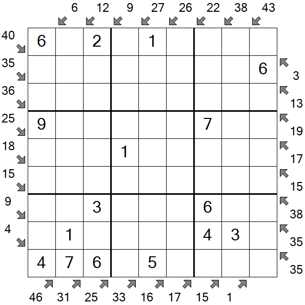 Little Killer Sudoku - Fácil