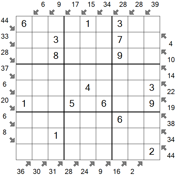 Little Killer Sudoku - Simple