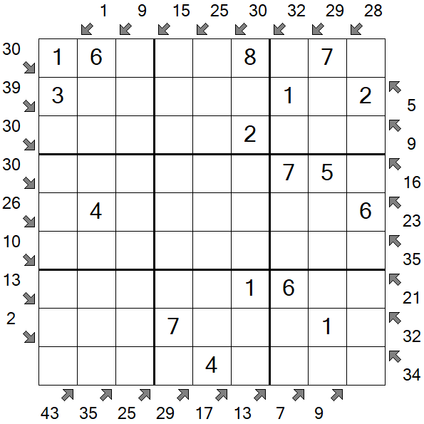 Little Killer Sudoku - Simple